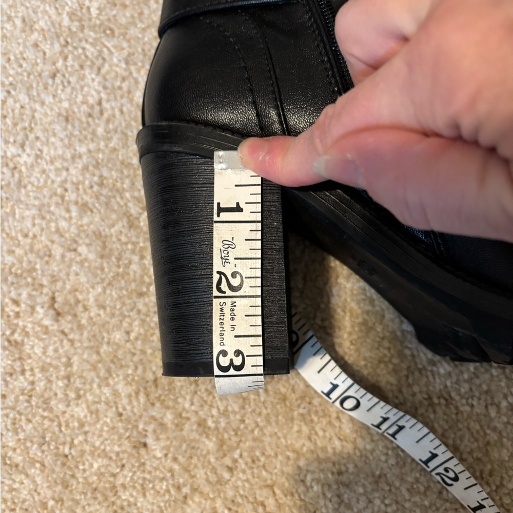 Guess Black Leather Heeled Boots - Picture 11 of 11